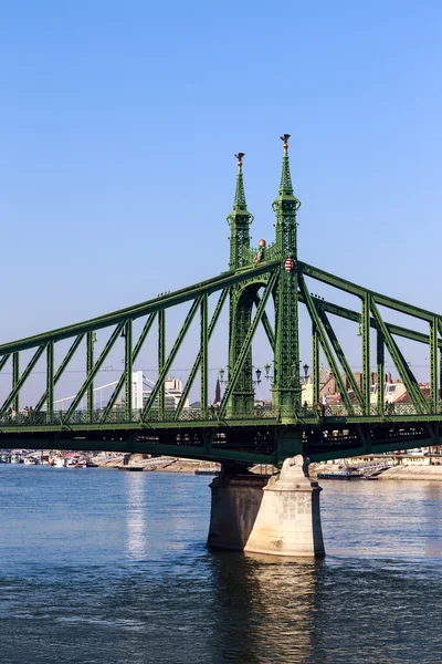 Liberty Bridge στη Βουδαπέστη, Ουγγαρία — Φωτογραφία Αρχείου