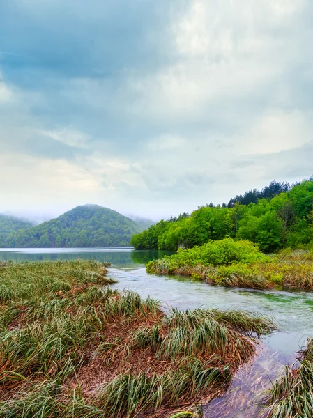 Parque Nacional dos Lagos de Plitvice na Croácia — Fotografia de Stock