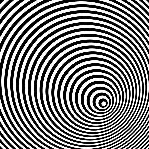 Une illusion optique en noir et blanc — Image vectorielle