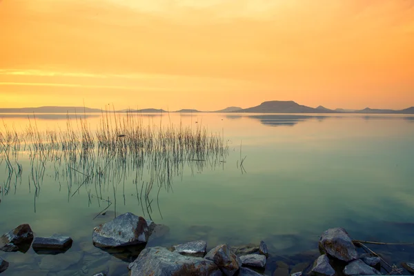 Jezero balaton-Maďarsko — Stock fotografie