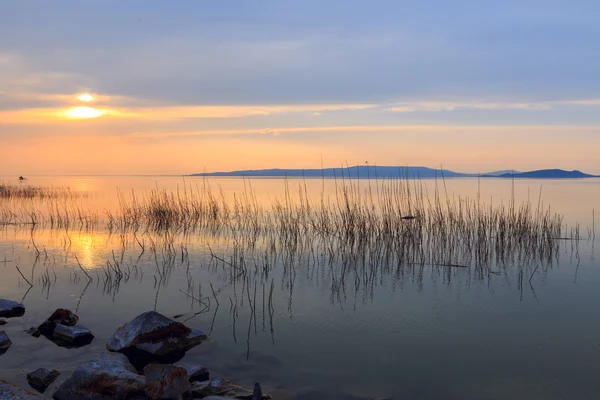 Озеро Балатон Угорщина — стокове фото