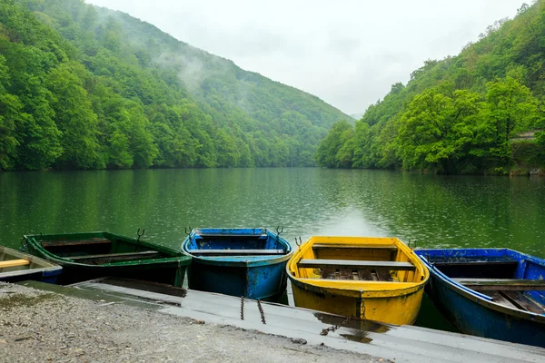 Boote am See — Stockfoto