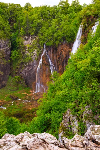 Καταρράκτες στο Εθνικό Πάρκο Plitvice — Φωτογραφία Αρχείου