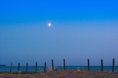 Günün sonunda Plajı. Yunanistan, Zakynthos