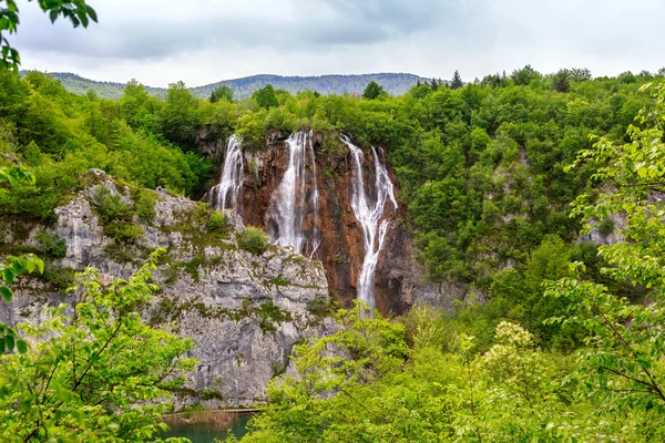 Καταρράκτες στο Εθνικό Πάρκο Plitvice — Φωτογραφία Αρχείου