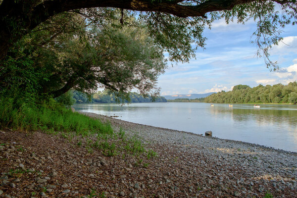 Danube river in Hungary