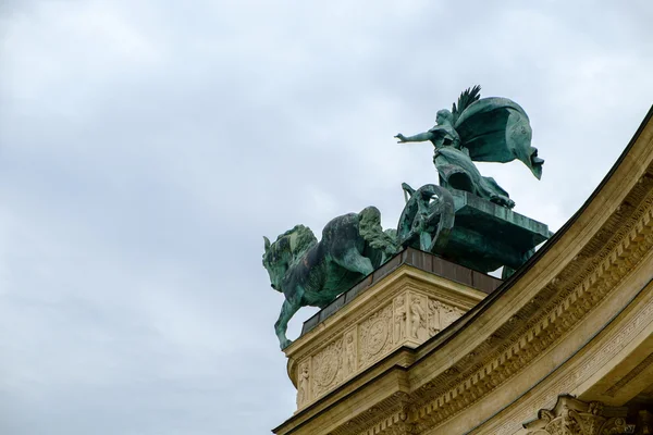 Heroes Square - Budapeste — Fotografia de Stock