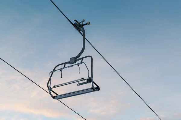 Ski lift chairs — Stock Photo, Image