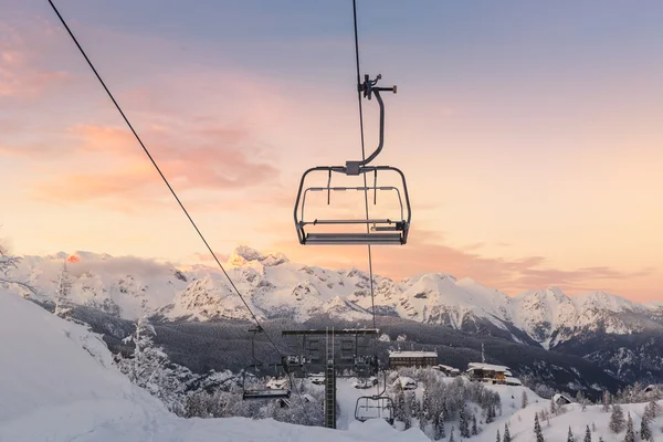 Ski center Vogel-Slovenien — Stockfoto