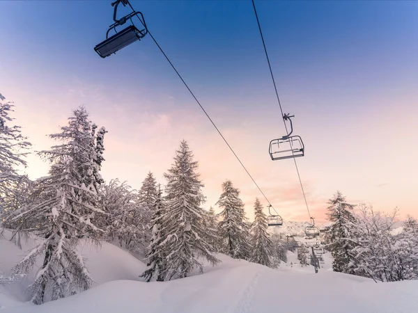 Ski center of Vogel-Slovenia — Stock Photo, Image