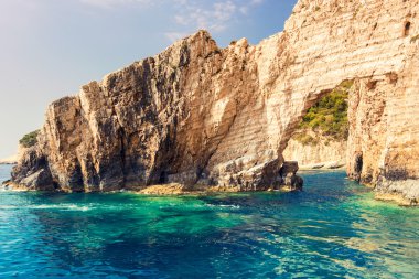 Zakynthos adada güzel deniz manzara