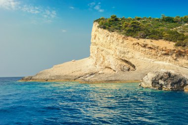 Zakynthos adada güzel deniz manzara