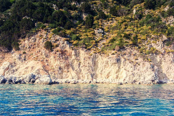 Lindas paisagens marinhas na Ilha de Zakynthos — Fotografia de Stock