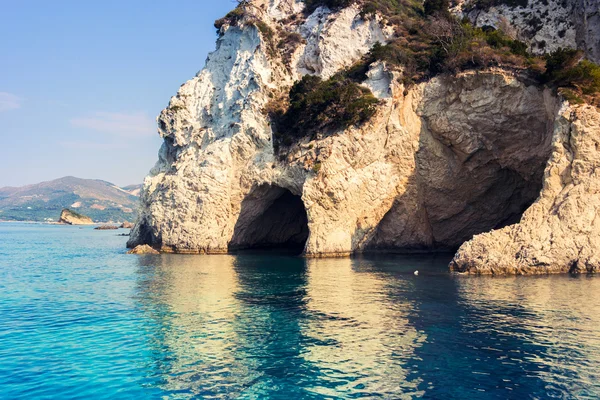 Morze piękne krajobrazy na wyspie Zakynthos — Zdjęcie stockowe
