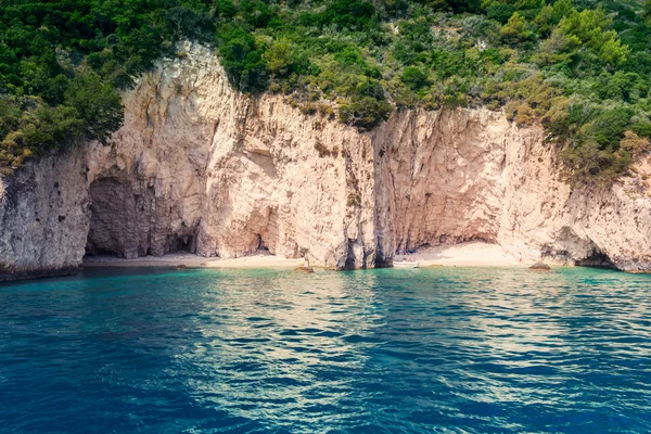 Lindas paisagens marinhas na Ilha de Zakynthos — Fotografia de Stock