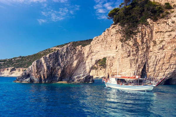 Hermosos paisajes marinos en la isla de Zakynthos — Foto de Stock