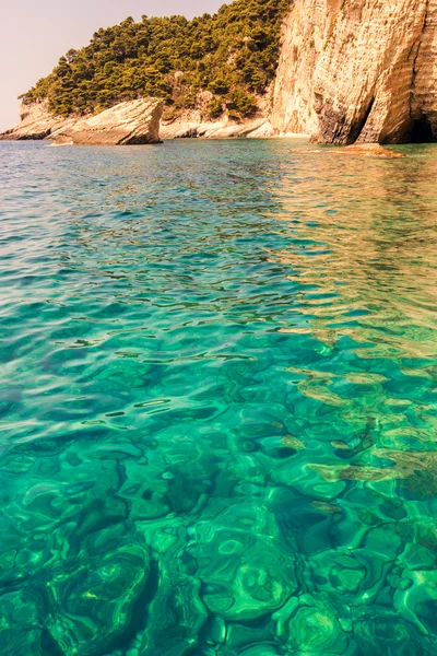 Beaux paysages marins sur l'île de Zante — Photo