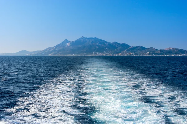 Bellissimi paesaggi marini sull'isola di Zante — Foto Stock