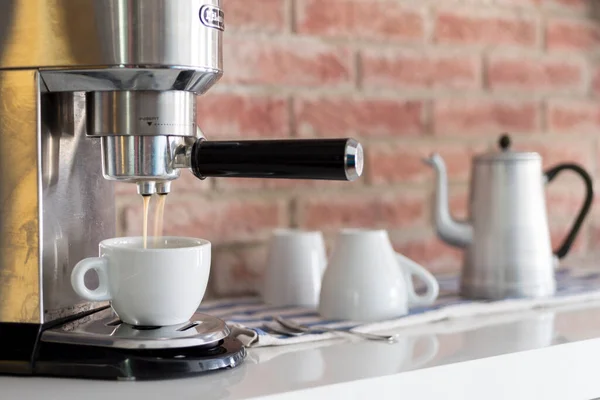 Professional coffee machine for home use.