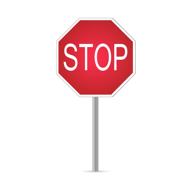 Stop Sign — Stock Vector