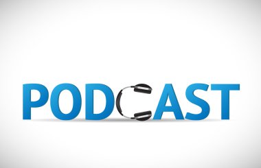 Podcast illüstrasyon