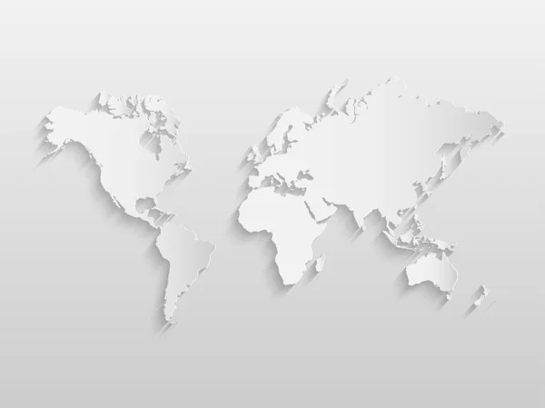 Εικονογράφηση παγκόσμιου χάρτη — Διανυσματικό Αρχείο