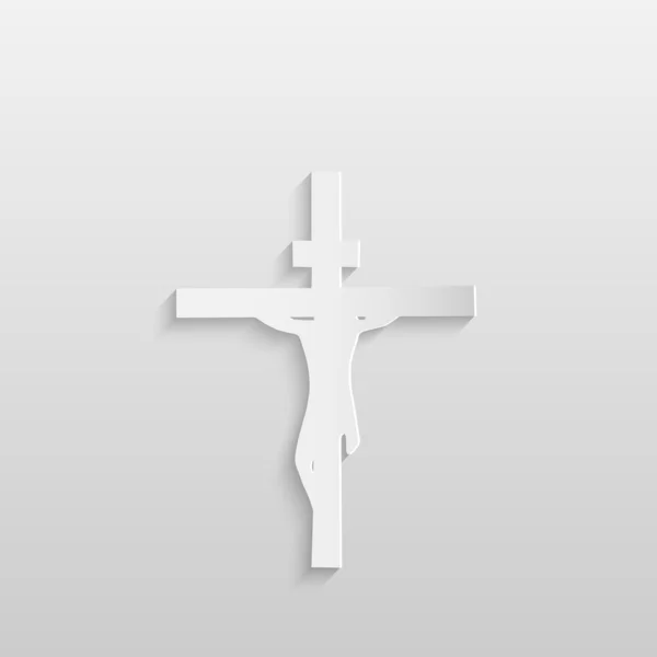 宗教的なクロス イラスト — ストックベクタ