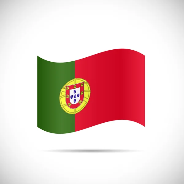 Portugal Bandera Ilustración — Vector de stock