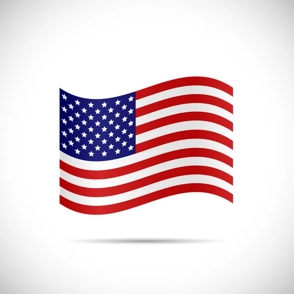 Etats-Unis drapeau illustration — Image vectorielle