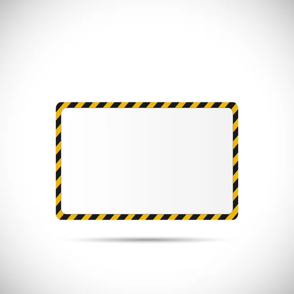 Construction Road Sign Illustration — Stock Vector