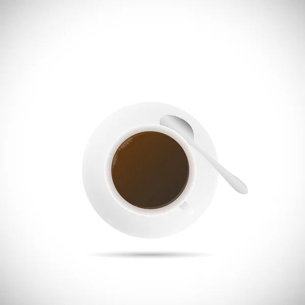 Illustration zur Kaffeetasse — Stockvektor