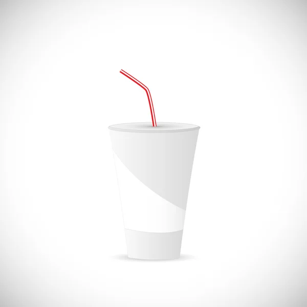 ソーダ噴水の飲み物のイラスト — ストックベクタ
