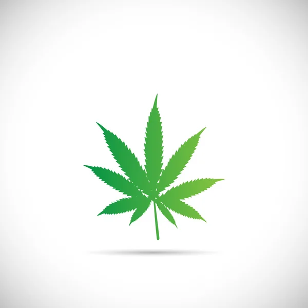 Planta de marihuana Ilustración — Vector de stock