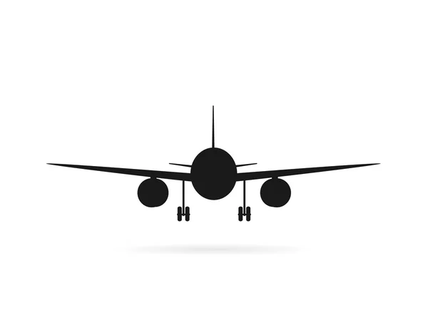 Airplane Silhouette — Stock Vector