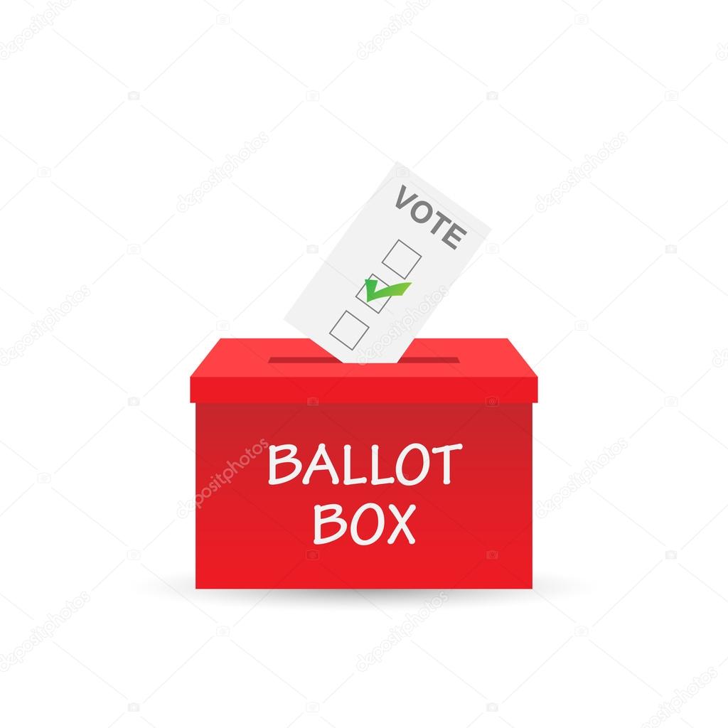 Ballot Box Illustration