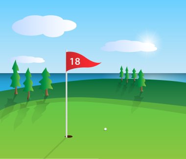 Golf Illustration clipart