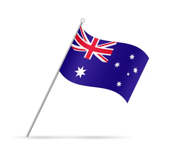 Avustralya bayrağı illüstrasyon — Stok Vektör