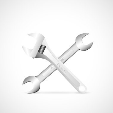 İngiliz anahtarları illüstrasyon