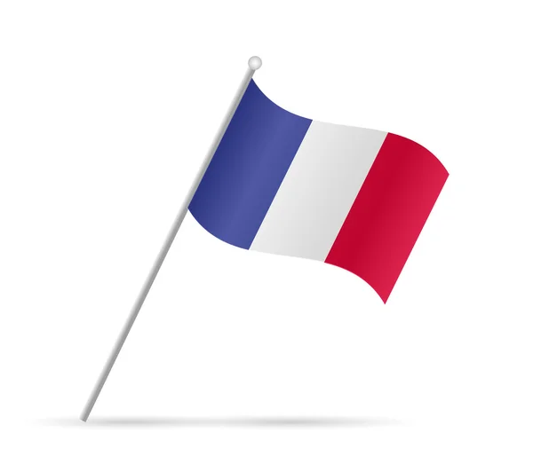 Ілюстрація прапор Франції — стоковий вектор