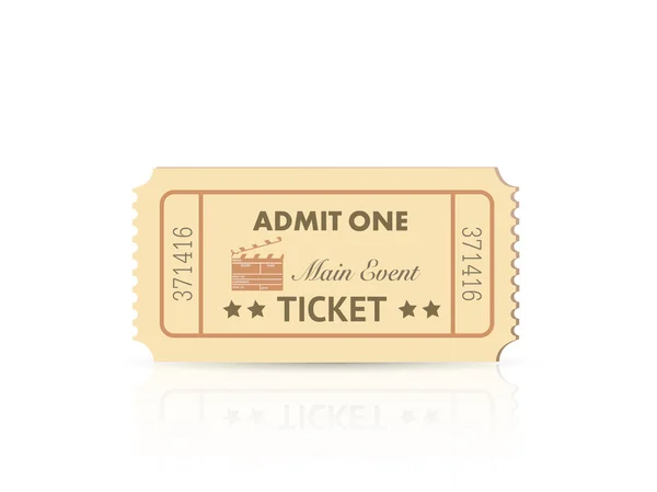 Ομολογήσω ένα εισιτήριο — Διανυσματικό Αρχείο