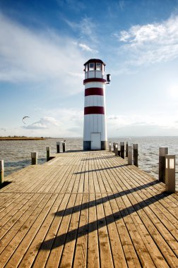 Lighthouse in the end of pier