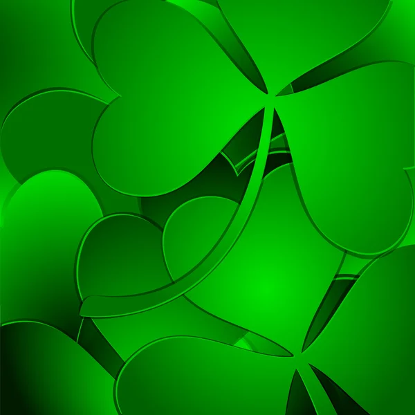 Зеленый фон клевера — стоковый вектор