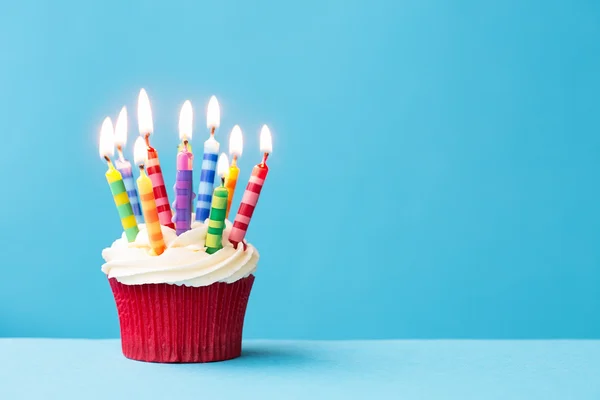 Birthday cupcake — Stock Photo, Image