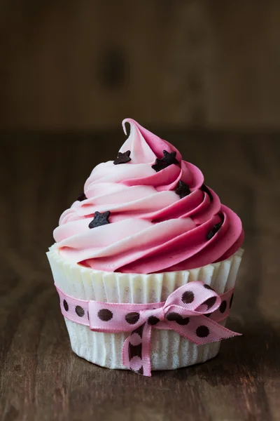 Roze cupcake — Stockfoto