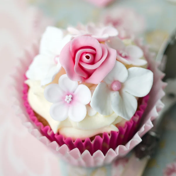 Bolo de flores Fotografia De Stock