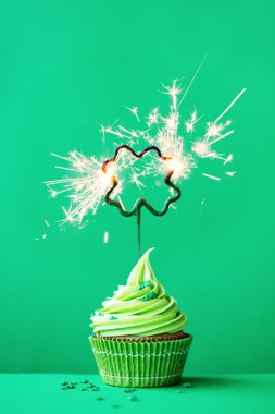 St Patrick'ın gün cupcake