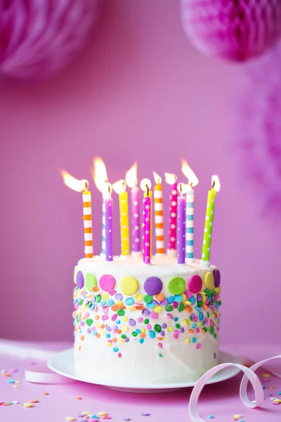 Bolo de aniversário — Fotografia de Stock