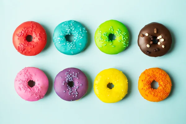 Rosquillas coloridas —  Fotos de Stock