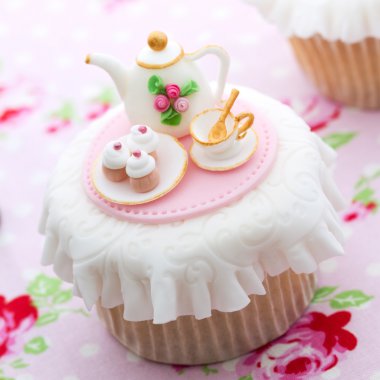 çay partisi cupcake