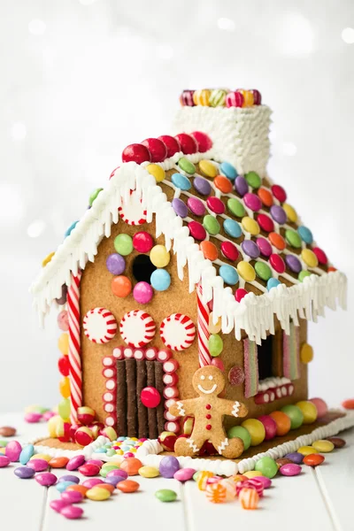 Colorful gingerbread house — Stock Photo, Image